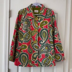 3 Sisters Multicolor Paisley Blazer